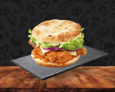 Naan Chicken Burger  